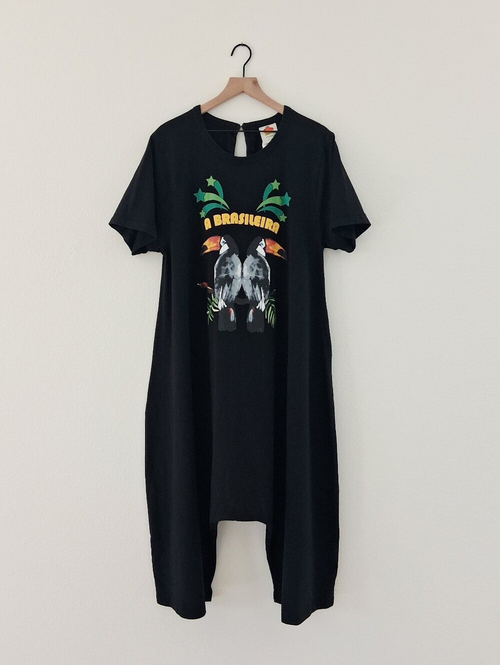 FARM Rio Black Graphic Jumpsuit with Green & Yellow Accents - Picture 4 of 16